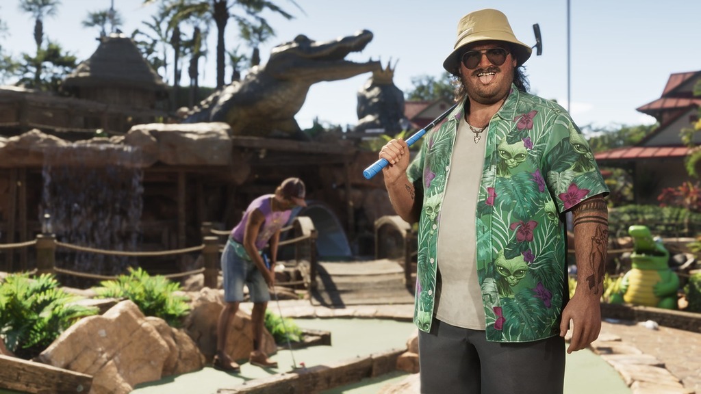 GTA 6 Cal Hampton playing mini golf