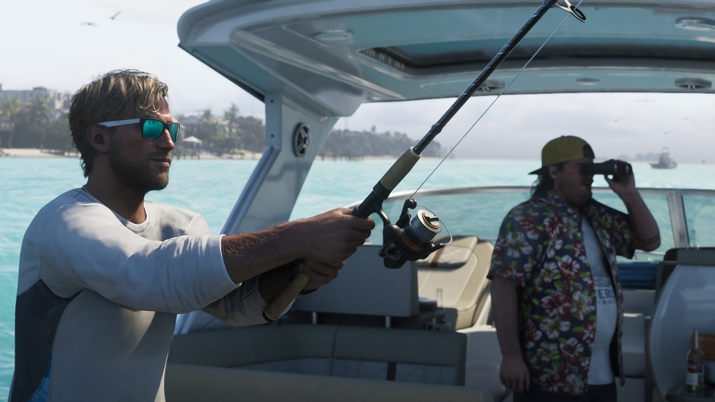GTA 6 Jason Duval fishing with Cal Hampton