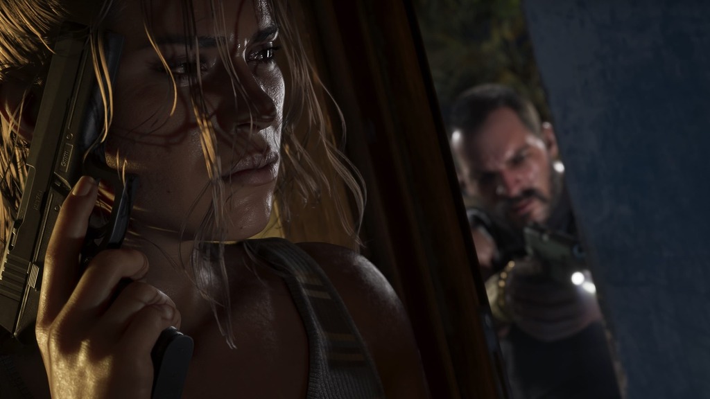 GTA 6 Lucia Caminos holding a gun