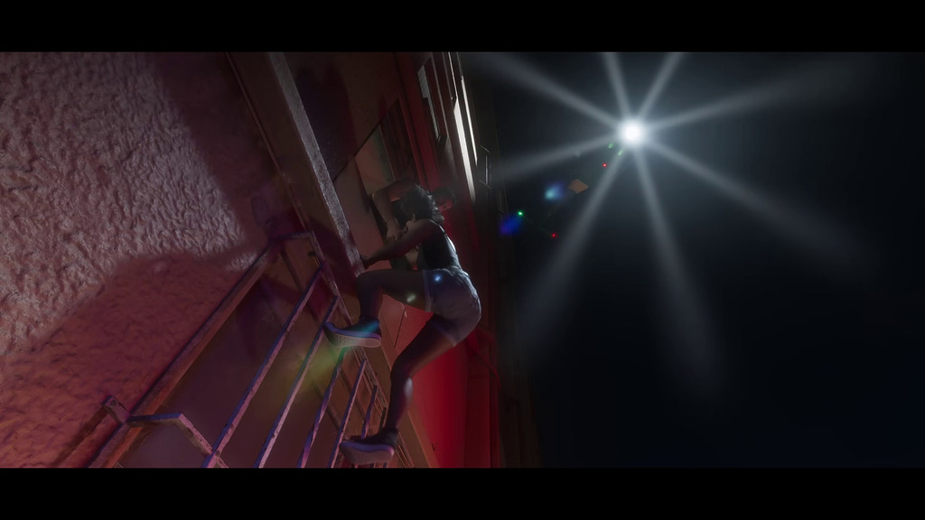 GTA 6 Lucia and Jason climbing out of a window