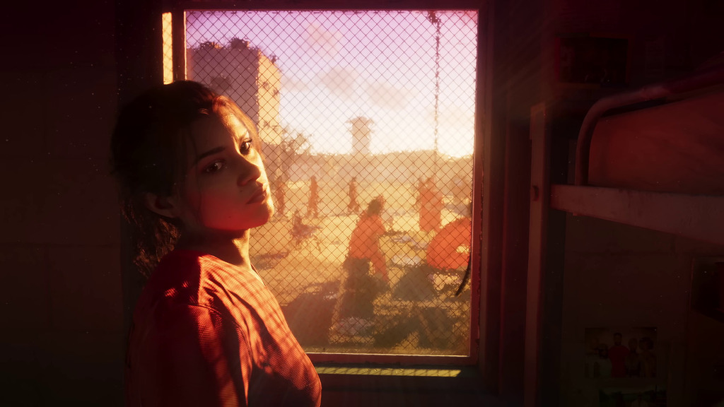 GTA 6 character Lucia in prison scene