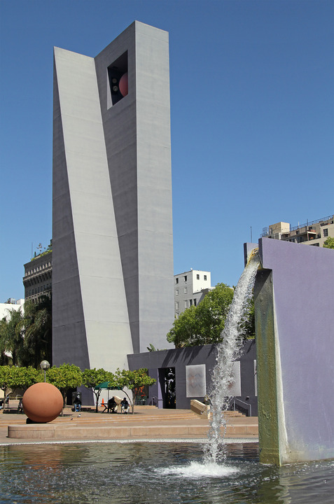Pershing Square Fountain LA