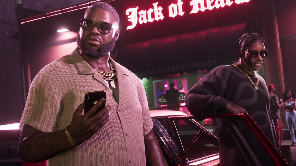 GTA 6 Boobie Ike holding a phone
