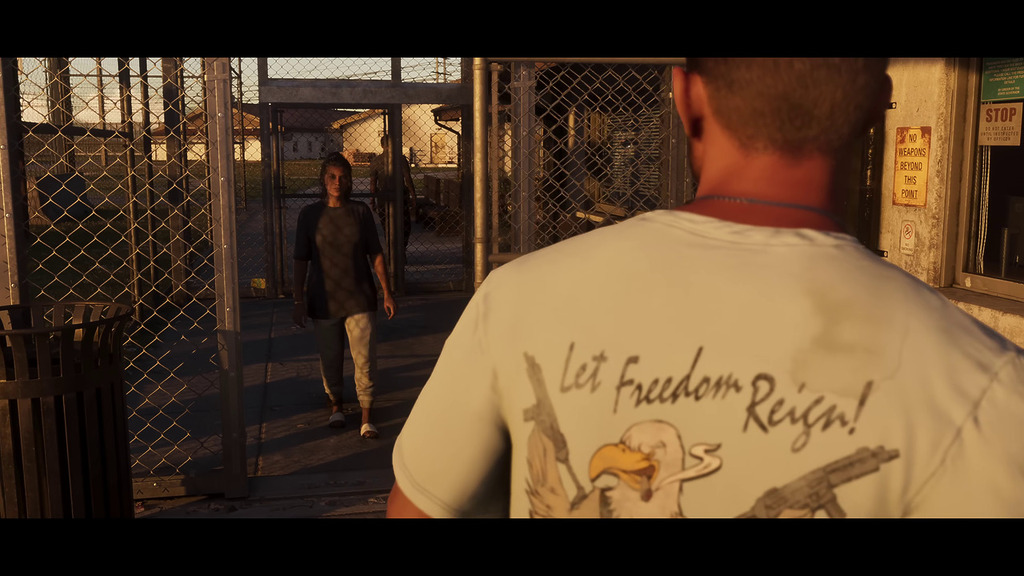 GTA 6 Lucia being released from prison